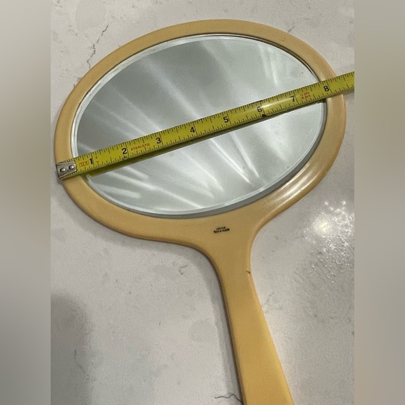 Vintage Celluloid Hand Held Mirror - Picture 6 of 6